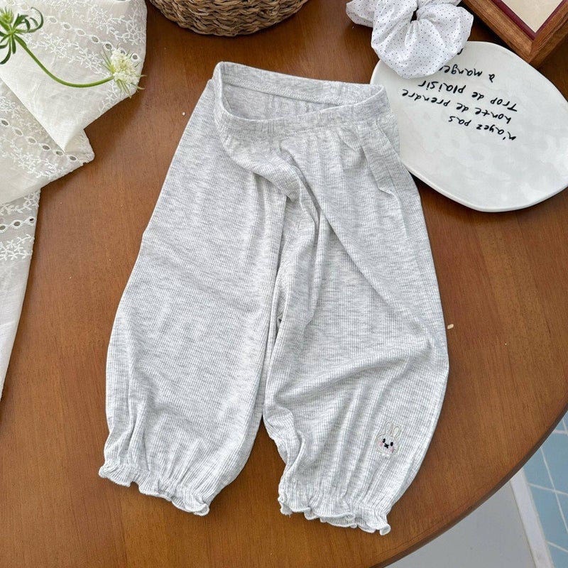Baby Girls Ice Silk Pants - Image 4
