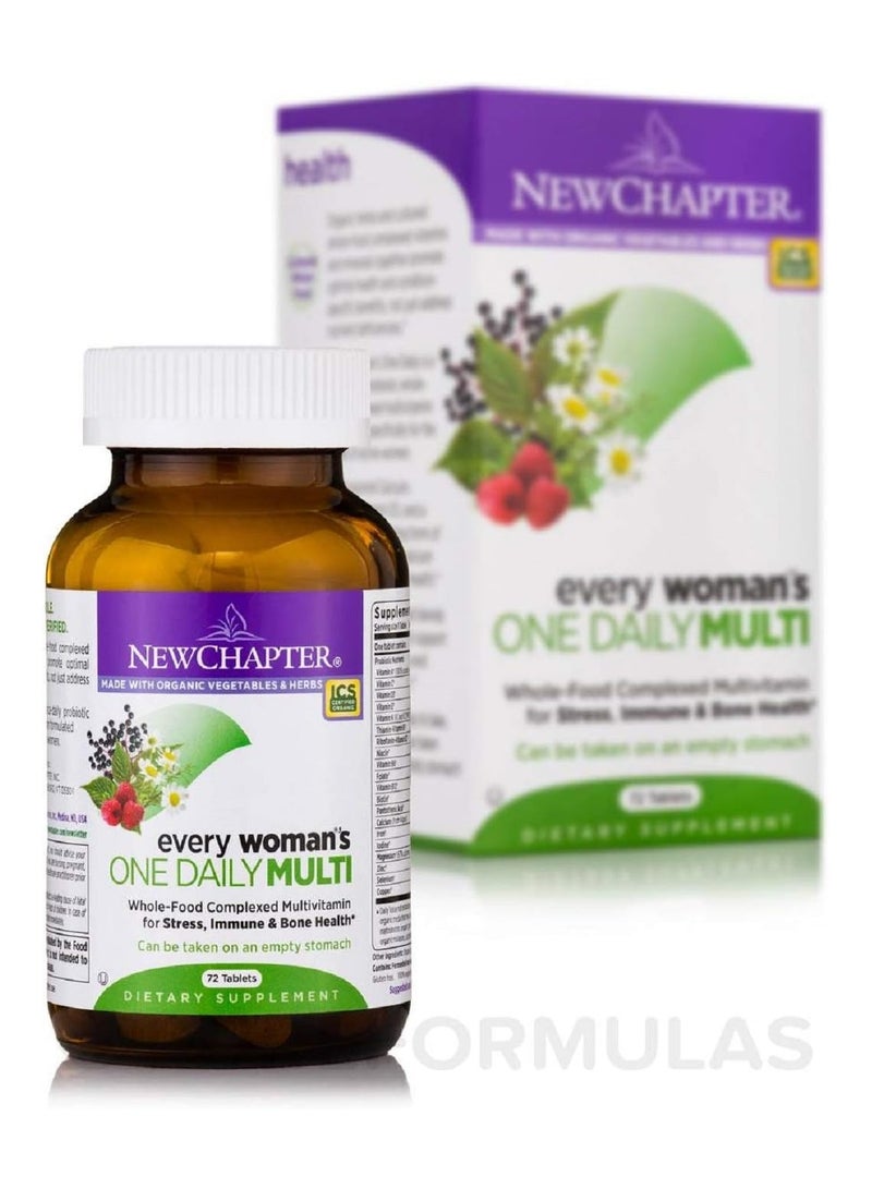 New Chapter Every Woman'S One Daily Multivitamin Tablets 72 Tablets - Image 3