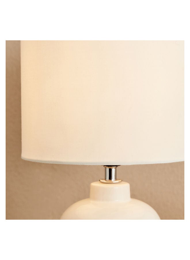 هوم بوكس مصباح طاولة سيراميك من كلارك - 18x18x32 سم - Image 3