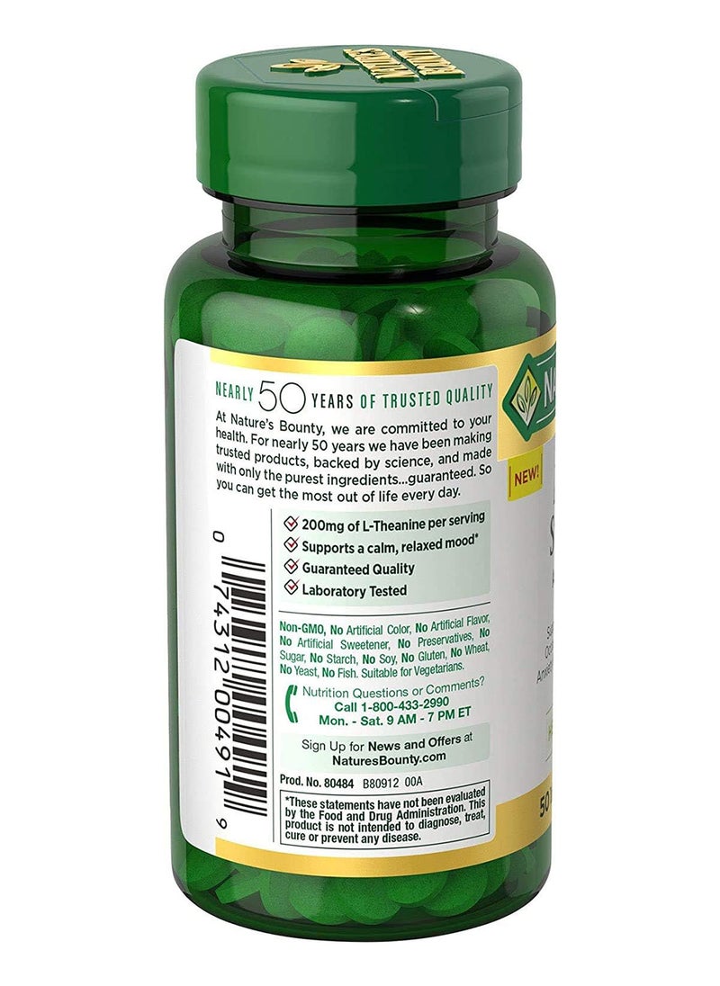NATURE'S BOUNTY Anxiety And Stress Relief Ashwagandha Ksm66 50 Tablets  - Image 2
