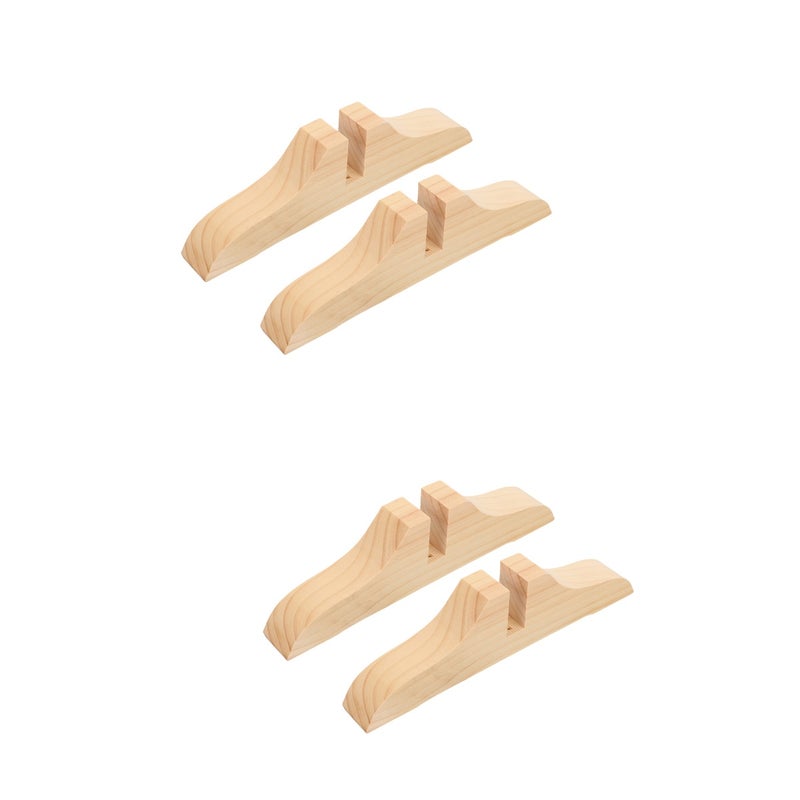 4 pcs Room Divider Stand Screen Panel Feet Room Divider Bracket Partition Base - Image 1
