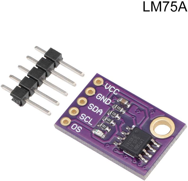 LM75A وحدة استشعار درجة الحرارة الرقمية مع واجهة I2C حزمة من 2 - Image 3
