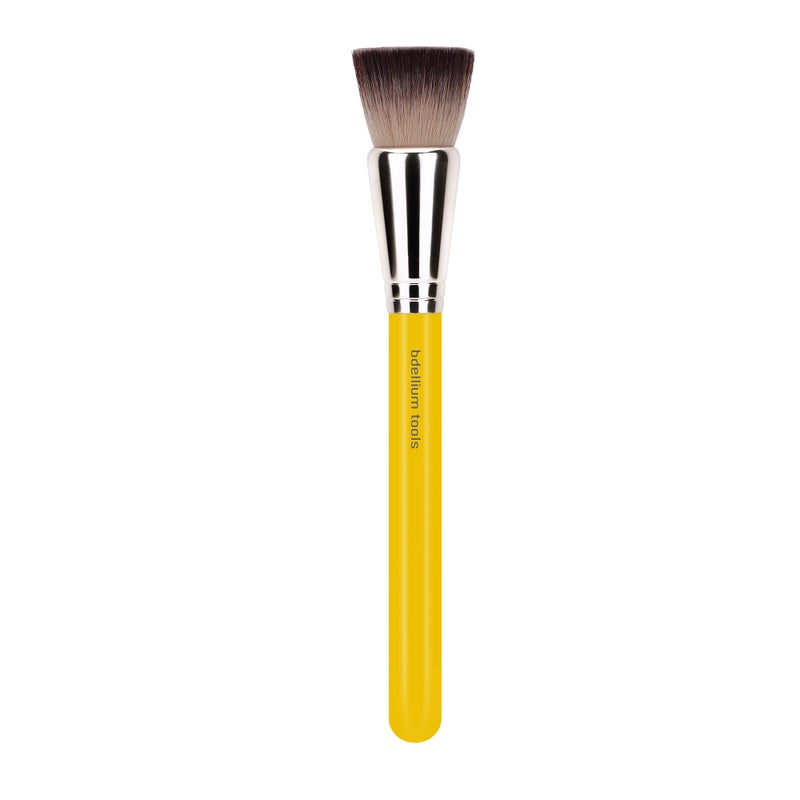 Bdellium Tools Professional Makeup Brush  Studio Series 957 Precision Kabuki  With Soft Synthetic Fibers For Versatile Application Yellow 1pc