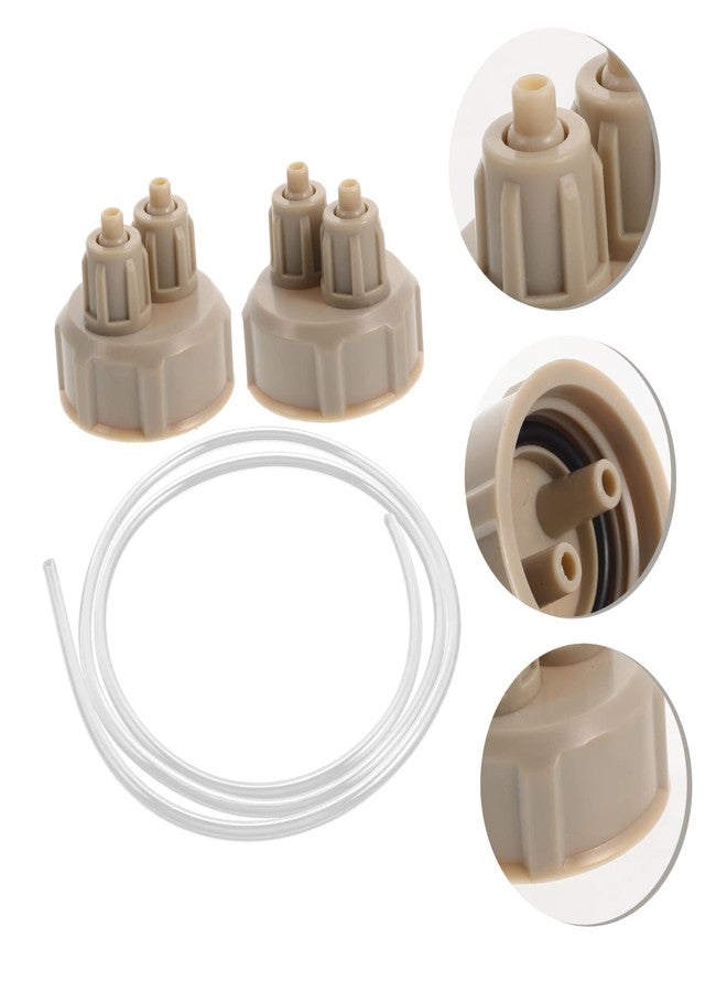 OFFSCH Diy Co2 Generator Bottle Caps for Aquarium Co2 Reactor with 1M Tube Aquarium Accessories Fish Tank Co2 System Replacement Caps - Image 3