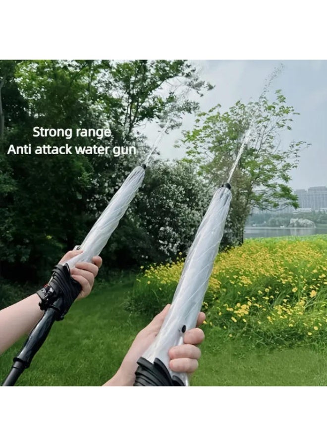 إم مياويان مظلة مسدس ماء شفافة 2 في 1 – لعبة ممتعة ومظلة عملية للأطفال والكبار - Image 4