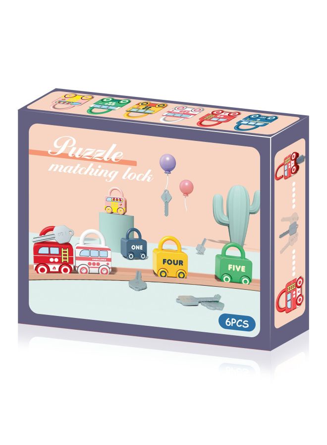 Children's Unlocking Toys Baby Digital Letters Key Pairing Kindergarten Early Education Educational Aids Manufacturers Direct Supply-Color:Boxed 6 - Image 1