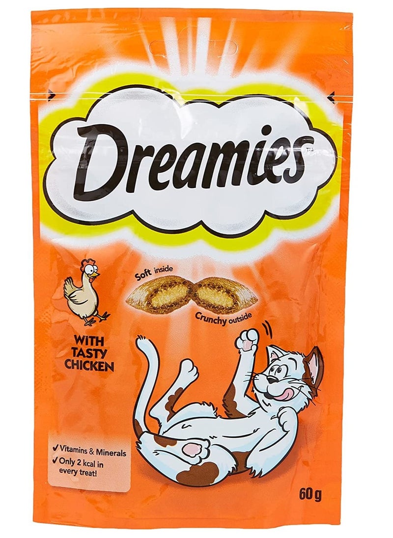 Dreamies Cat Treat Chicken 60g 