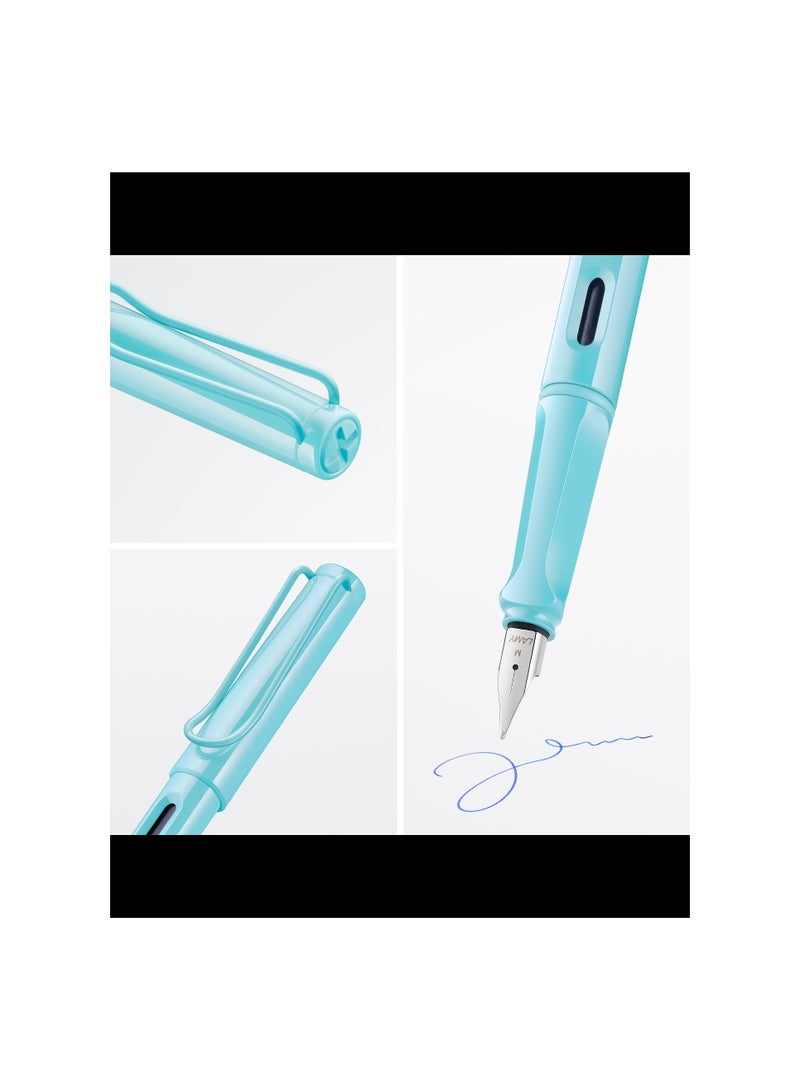 LAMY Blue Fountain Pen Smooth Writing - Image 1