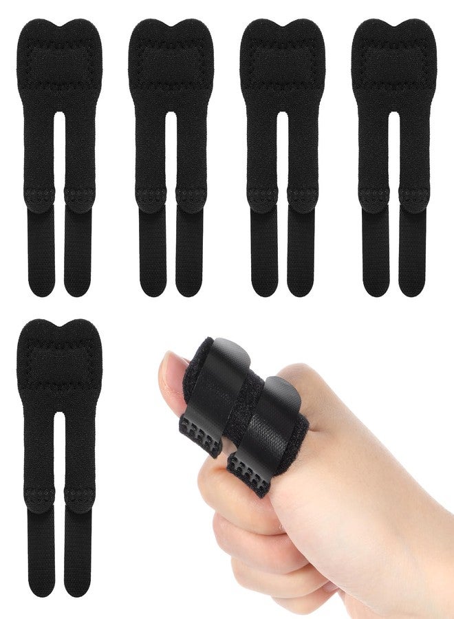 Azefnuhk 5 PCS Trigger Thumb Splints, Finger Brace for Support Fingers, Knuckle Straightening Immobilizer for Women Men Thumb Index Middle Ring Pinky Fingers Sprains Injuries Discomfort - Image 1