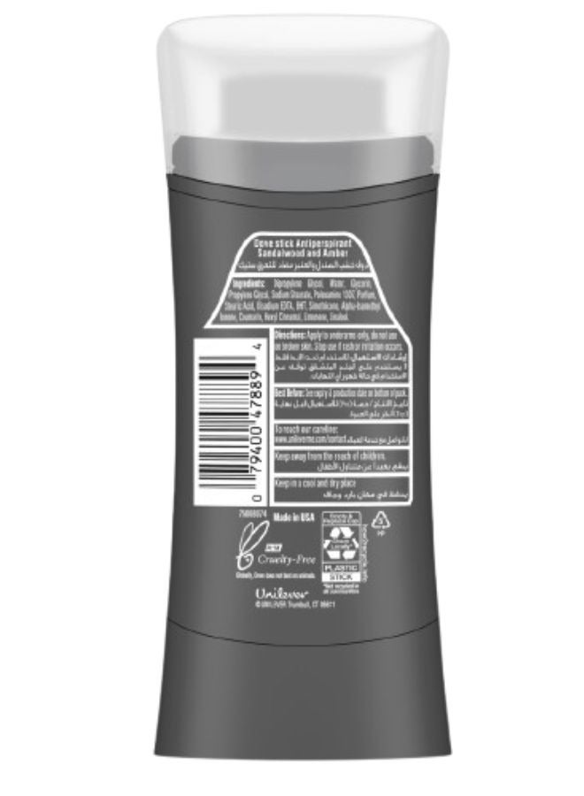 DOVE MEN Antiperspirant Deodorant Stick Sandalwood And Amber - Image 2