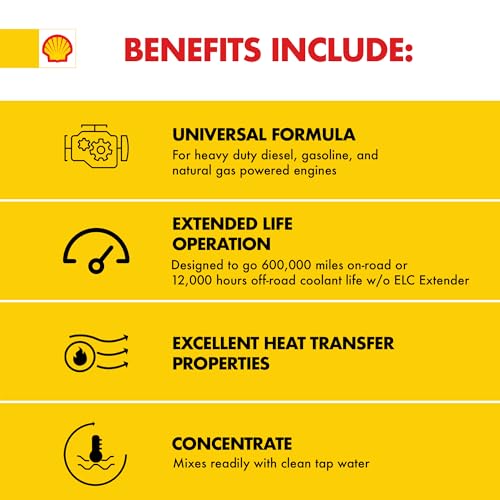 Shell Rotella ELC Antifreeze + Coolant, Extended Life, 1 US GAL/3.785L - Image 3