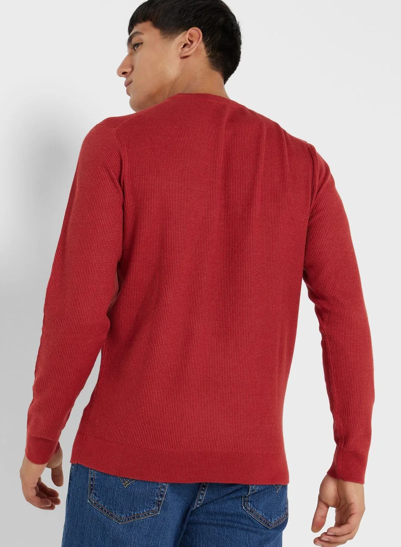 Mango Man Essential Crew  Neck Sweater
