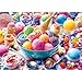 MINIWAN Ice Cream Sweets 1000 Piece Jigsaw Puzzle for Adults Vibrant Summer Dessert Adult Jigsaw Puzzles Cool Unique Letters on Back Fun Family Challenging Puzzle Gifts for Adults Senior 276x197 - Image 2