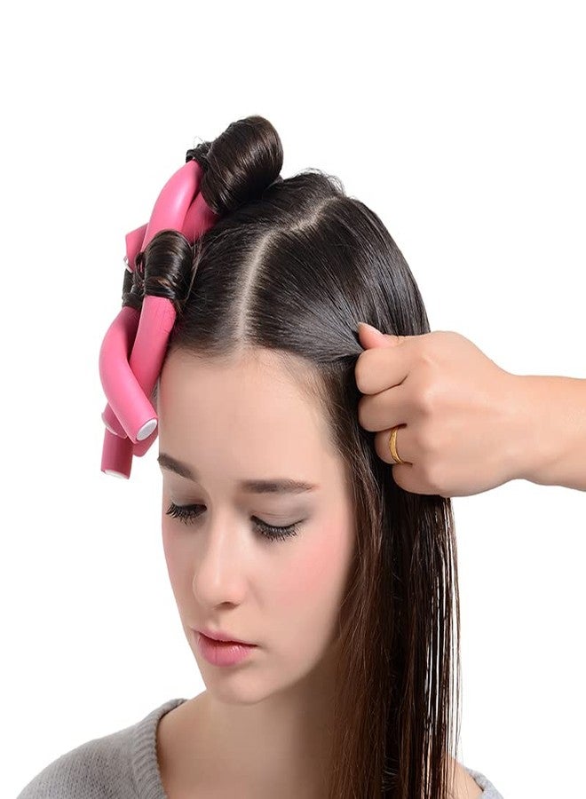Ghelonadi Twist-Flex Rods Flexible Curl Sponge Foam Hair Rollers Curling Sticks Soft Hair Style Tools for Women and Girls Salon and Home 6 Pieces Multicolor - Image 2
