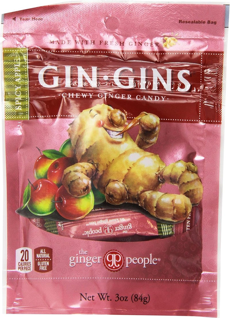 The Ginger People Ginger People Gin Gins Chewy Ginger Candy - Spicy Apple - Image 1