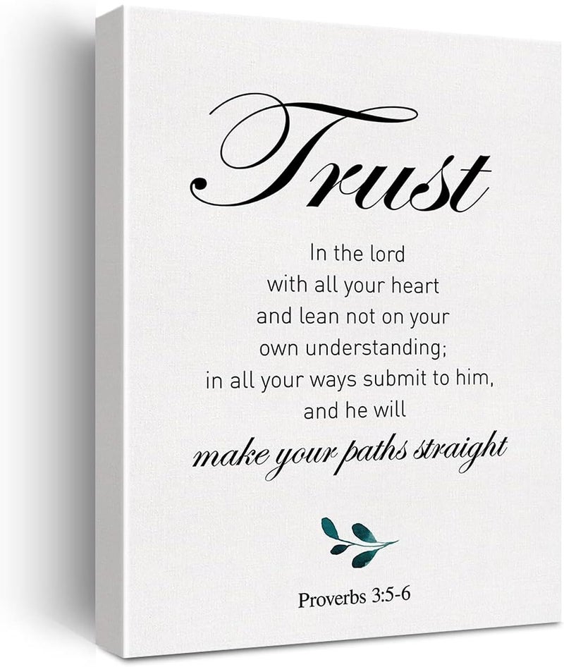 JerLoe Christian Canvas Wall Art - Trust in the Lord - Image 1
