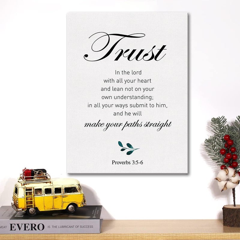 JerLoe Christian Canvas Wall Art - Trust in the Lord - Image 5