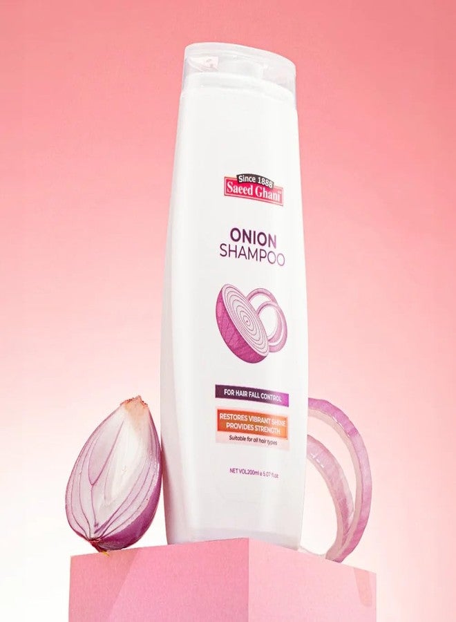 Saeed Ghani Onion Shampoo 200ml (5.07 fl.oz) - Image 4