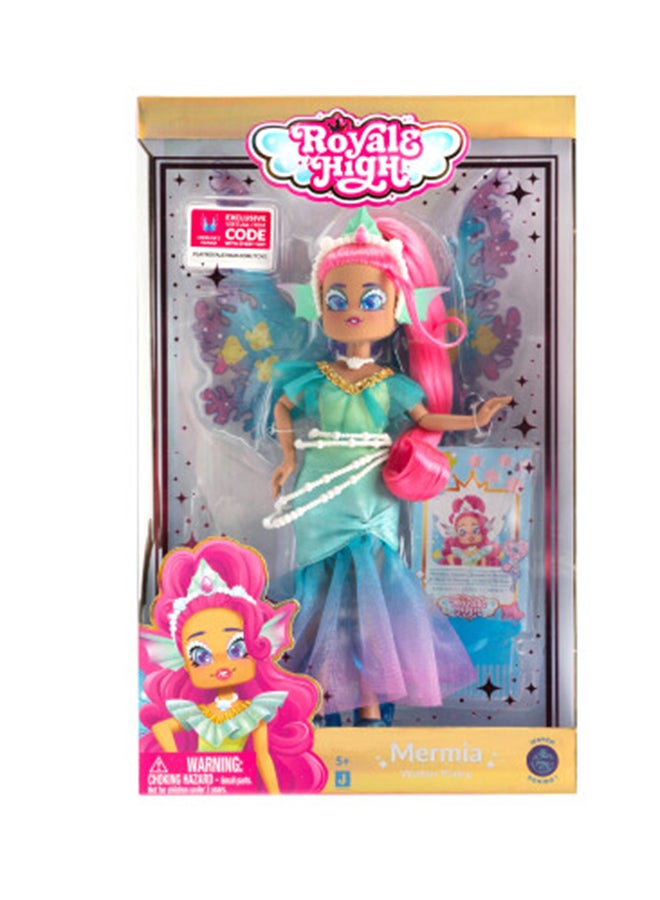 Royale High Fashion Doll + Accessories 9-Inches - Mermia | Exclusive Virtual Item Code Included | Collectable Figure | Fashion Doll | For Fans, Gamers & Collectors! | Official Licensed Product - Image 1