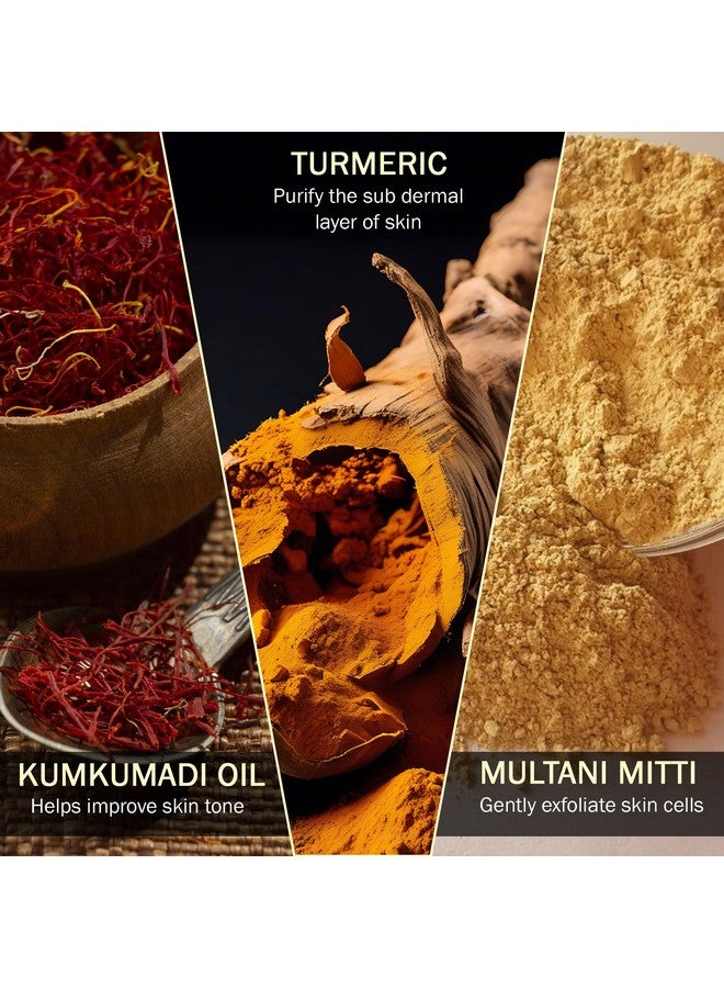 7 Days Ubtan Natural Face Wash for All Skin Type with Turmeric & Saffron for Tan removal & Skin brightning - SLS & Paraben Free(100 Ml) - Image 2