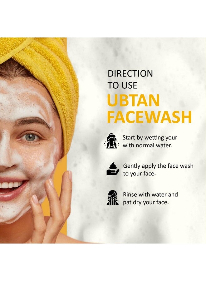 7 Days Ubtan Natural Face Wash for All Skin Type with Turmeric & Saffron for Tan removal & Skin brightning - SLS & Paraben Free(100 Ml) - Image 4