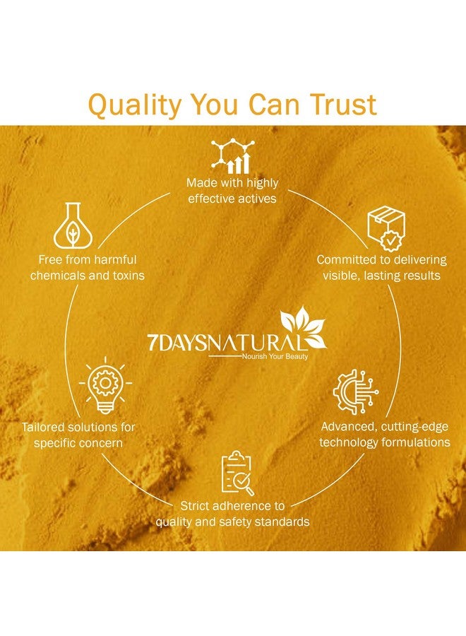 7 Days Ubtan Natural Face Wash for All Skin Type with Turmeric & Saffron for Tan removal & Skin brightning - SLS & Paraben Free(100 Ml) - Image 5