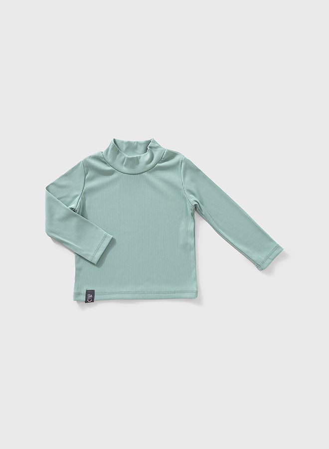 اون كيدز بلوفر تريكو بناتي أطفال صغار برقبة عالية - Image 1