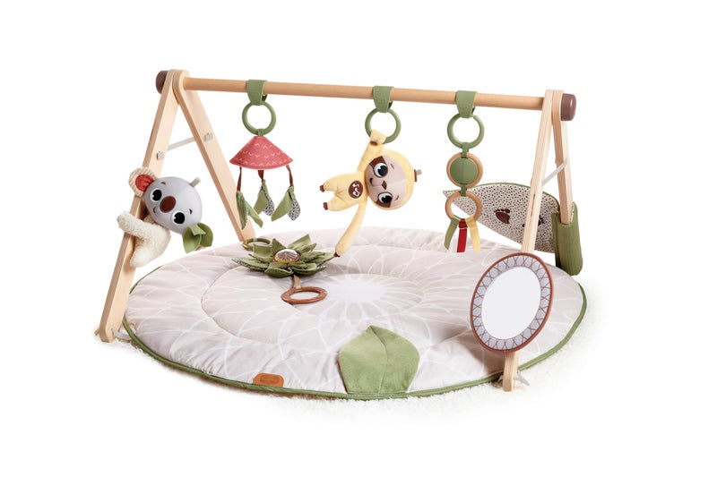 Tiny Love Boho Chic Gymini with Mirror and Detachable Toys, Wall Mount, Developmental Gym and Playmat for Babies, Newborns, and Infants - Image 1