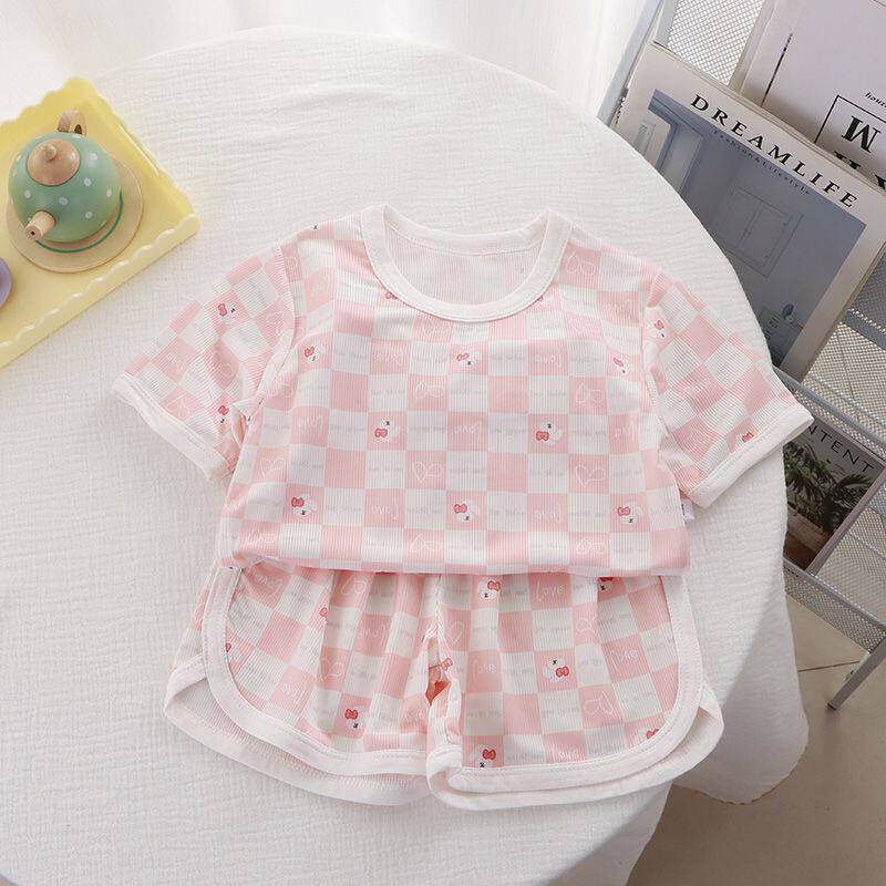 Children's Cartoon Print Pajama Shorts - Image 4