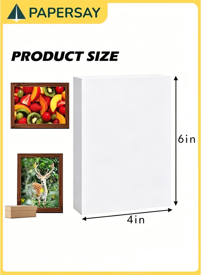 PAPERSAY 100 Sheets 4"x 6" 4R High Glossy Photographic Paper,Waterproof Premium Photo Paper,Waterproof Embossed Card Paper,Inkjet Picture Paper,180gsm Suitable for Most Printers,Wide Applications - Image 2
