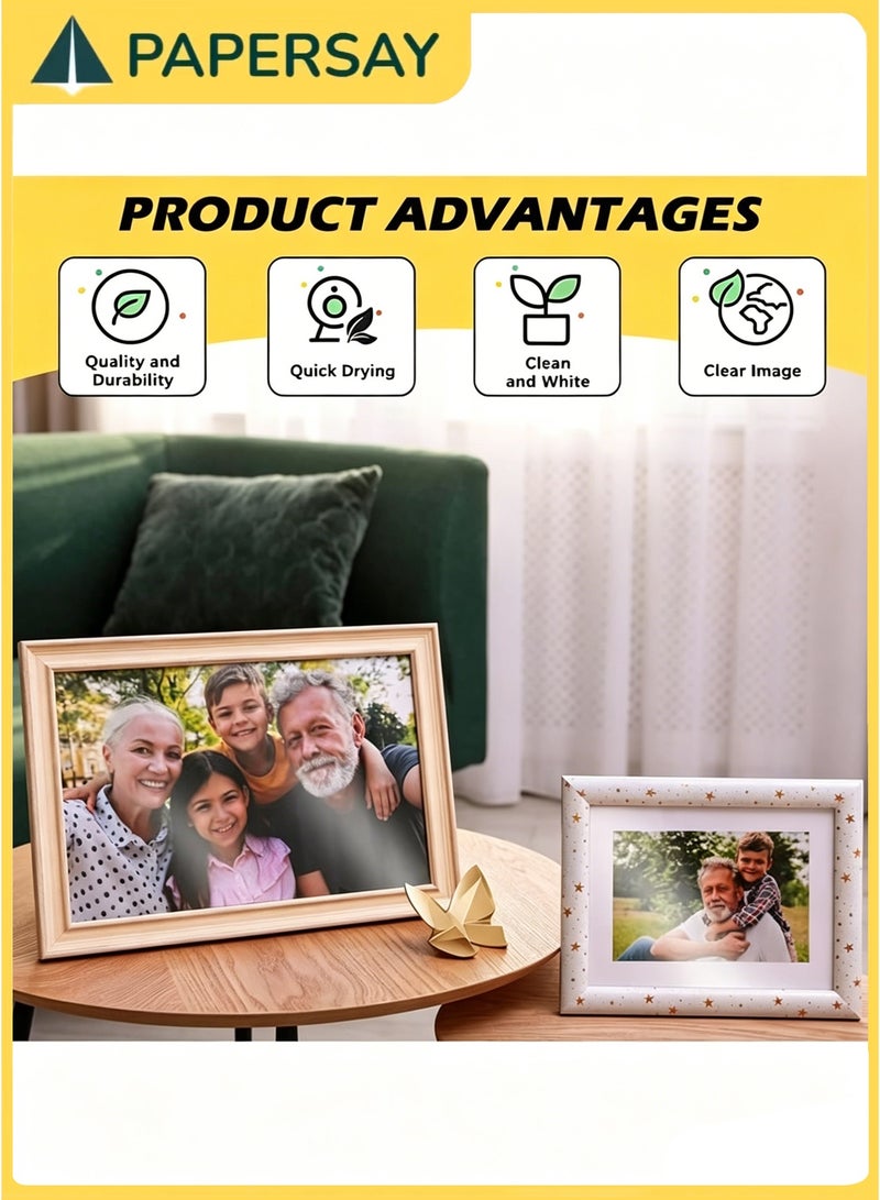 PAPERSAY 100 Sheets 4"x 6" 4R High Glossy Photographic Paper,Waterproof Premium Photo Paper,Waterproof Embossed Card Paper,Inkjet Picture Paper,180gsm Suitable for Most Printers,Wide Applications - Image 5