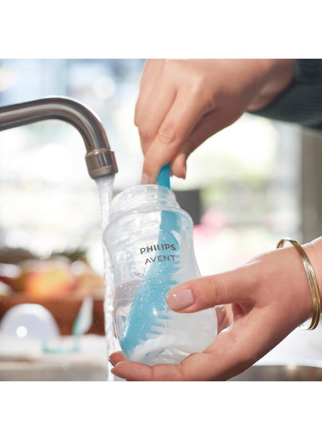 Avent Natural Baby Bottle – 260ml BPA-Free Infant Milk Bottle with 1-Month+ Teat (Pink) - Image 2