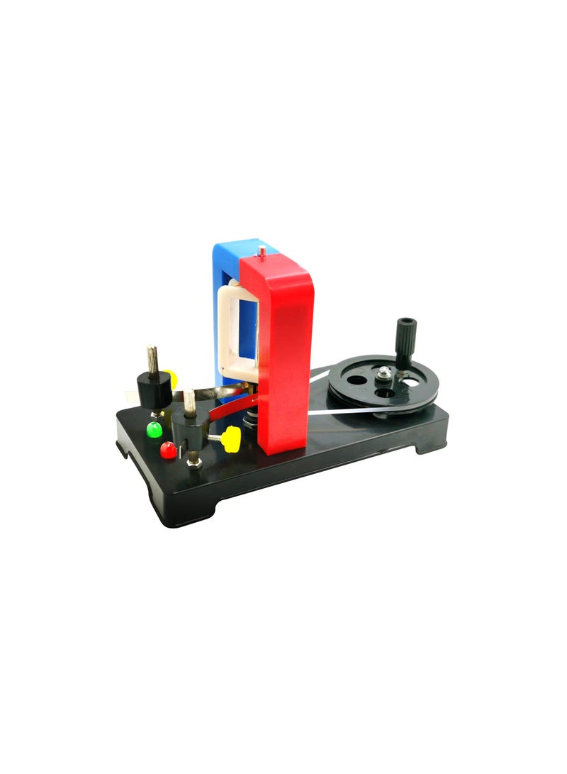 Simple Electric Motor, DC Motors Model, School DIY Dynamo, Labs Demonstration Motor Teaching Model, Hand Cranked Electricity DC Electric Generator for School Labs Physics Science Educational - Image 1