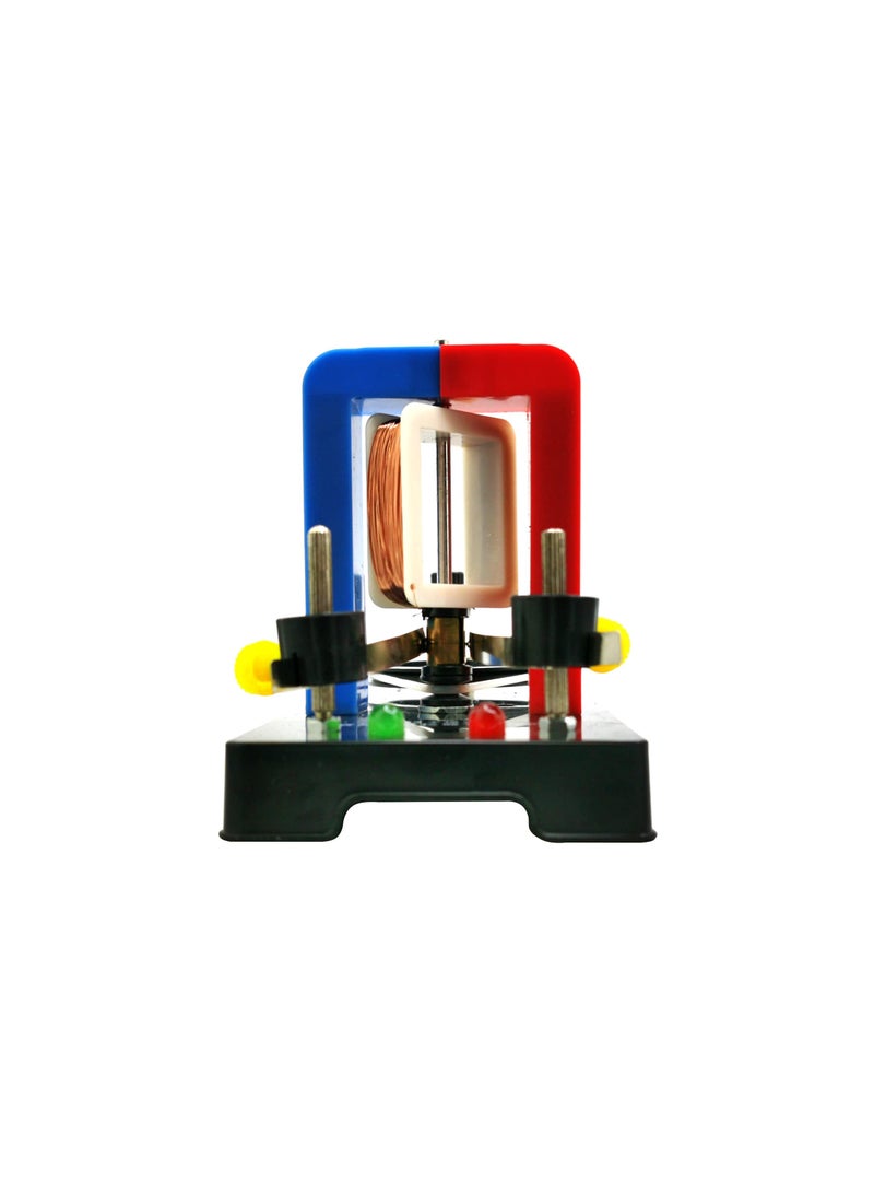 Simple Electric Motor, DC Motors Model, School DIY Dynamo, Labs Demonstration Motor Teaching Model, Hand Cranked Electricity DC Electric Generator for School Labs Physics Science Educational - Image 3