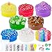 Okaybee Slime Variety Pack Different Textures 8 x 100ml Slimes Kit Includes Rainbow Cloud Butter Clear Glow in The Dark Slime Slimes Party Favors for Kids Birthday Easter Halloween Boys Girls Gift - Image 2