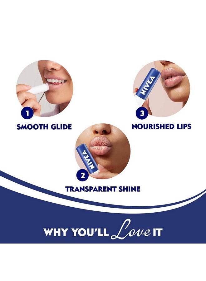 Nivea Original Care 4.8G Lip Balm24 H Melt In Moisture Formulanatural Oilsnourished Lips4.8 G (Pack Of 1) - Image 4
