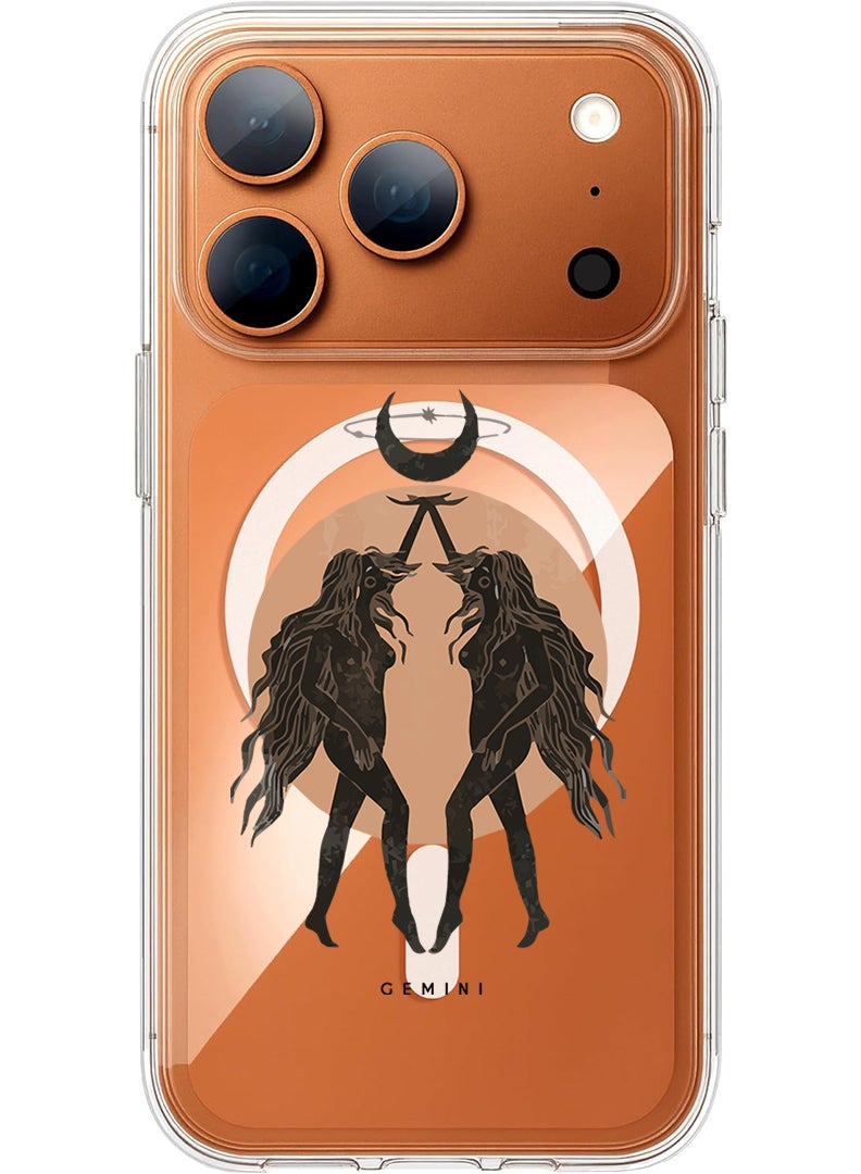 Theodor Magnetic Case for Apple iPhone 17 Pro Max Compatible with MagSafe Wireless Charging, Shockproof Phone Bumper Cover - ghost - Image 1