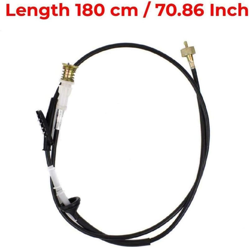 PartsPro Speedometer Cable Replacement for 1986-1997 Nissan Navara Hardbody D21 TD25 TD Pickup 2505522G01 Length 71" - Image 4