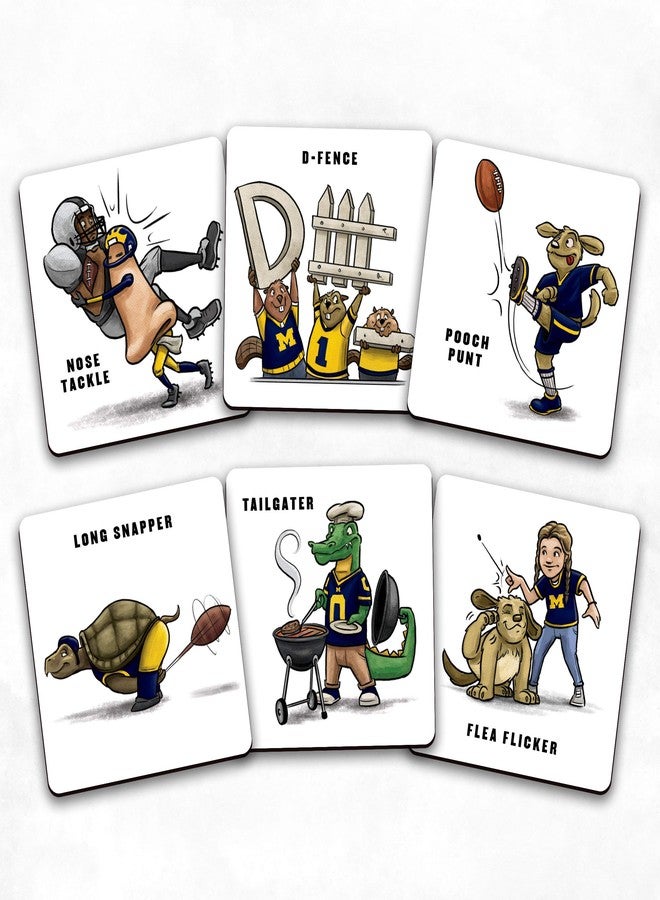 YouTheFan NCAA Michigan Wolverines Licensed Memory Match Game, Medium - Image 3