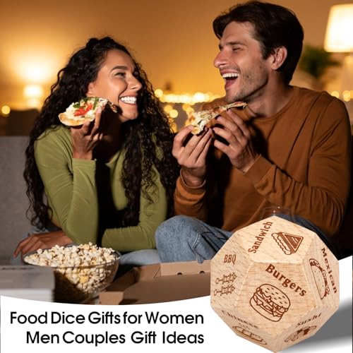 VANLOVEMAC Valentines Day Gifts for Him Her Food Dice Decision Date Night Dices Couple Gifts for Women Men Anniversary Christmas Stocking Stuffers for Boyfriend Girlfriend Husband Wife - Image 5