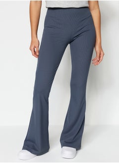 trendyol Pants - Gray - Flare  - Image 3