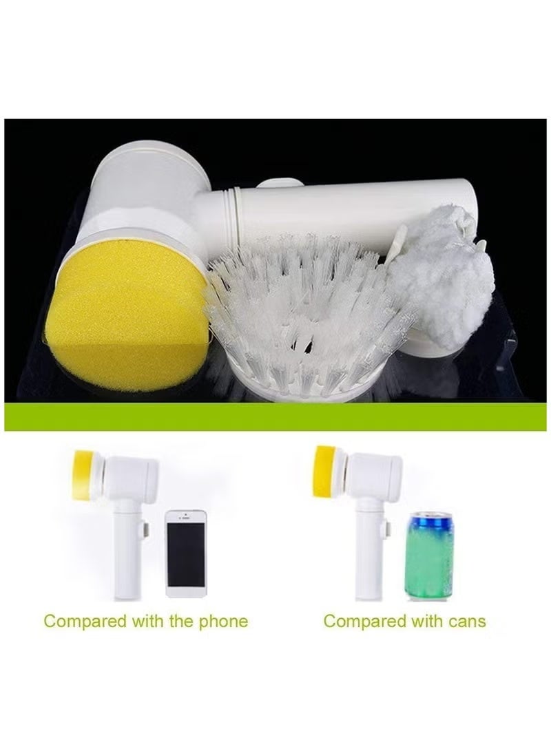 Multifunctional 5 in 1 Electric Household Magic Brush Cleaner For Cleaning Tub Tile Floor Sink Window And Kitchen - Image 3