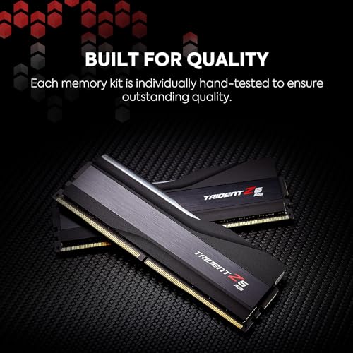 G.SKILL Trident Z5 RGB Series DDR5 RAM (Intel XMP 3.0) 32GB (2x16GB) 6000MT/s CL30-40-40-96 1.35V Desktop Computer Memory U-DIMM - Matte Black (F5-6000J3040F16GA2-TZ5RK) - Image 5