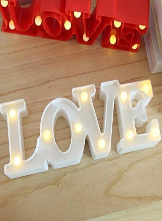 Chronos Marquee Light - Love Word Shape LED Light for Home, Festival, Events, Balcony, Birthday, Many Occasions Decoration (Red) - Image 4