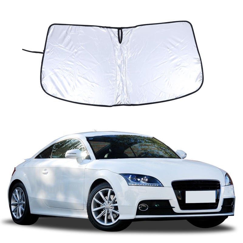 Heutamo Windshield Sunshades Compatible with Audi TT 20072015 Reflective Sunshade Front Window Sunshade Heat Blocker Visor Protector Keep Interior Cooler1PCS