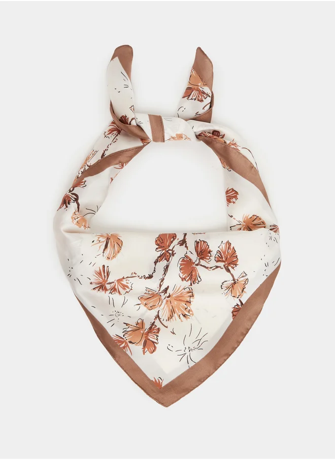 ستايلي Styli Floral Printed Scarf