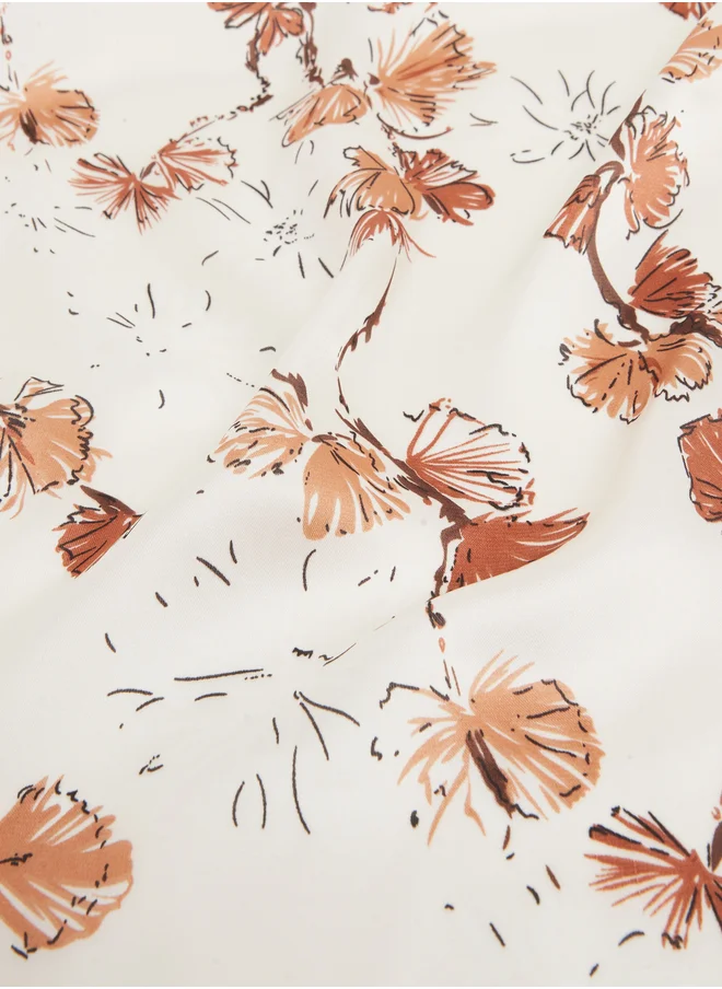 ستايلي Styli Floral Printed Scarf