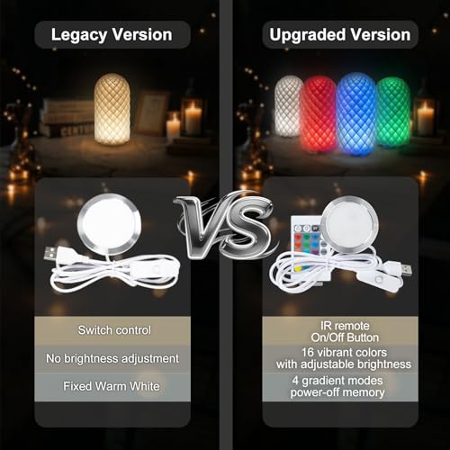 BambooSegD 3PCS Remote Control RGB LED Lamp Kit 001 for Bambu Lab H2D/X1/P1P/A1 Multicolor RGB Includes Button Battery Makerworld for Anycubic Makeronline 3D Printer light DIY Hardware Model Parts USB - Image 4