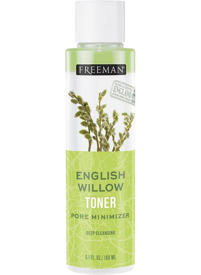 Freeman Exotic Blends Deep Cleansing English Willow Toner Removes Makeup Dirt & Impurities Clarifying Facial Toner Poreminimizing Hydrating Skincare Essential 6.1 Fl.Oz./180 Ml Bottle - Image 2