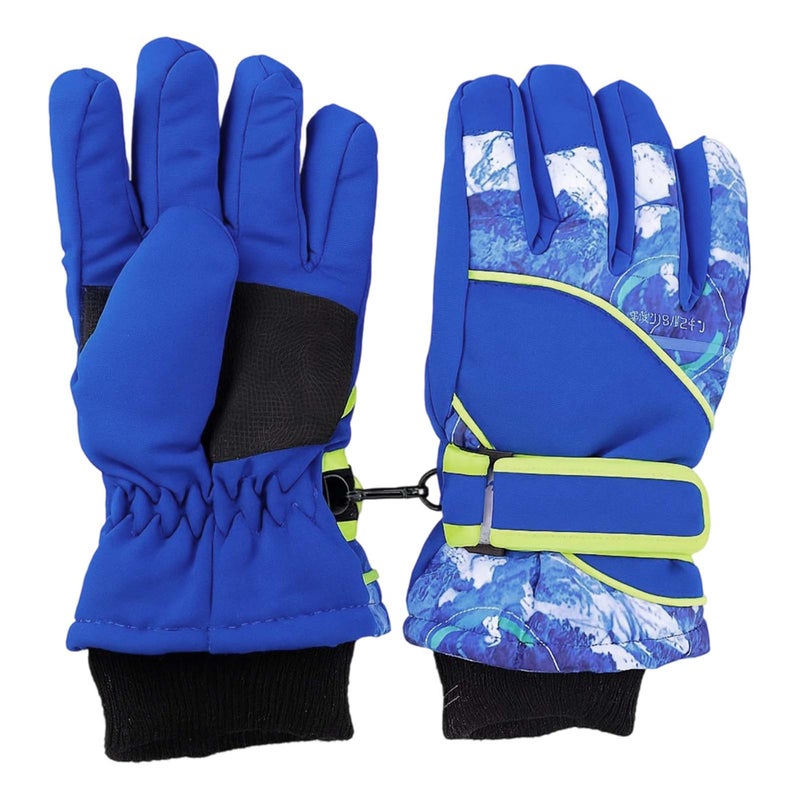 XuoAz Kids Winter Ski Gloves Waterproof Snow Gloves Non Slip Warm Snowboard Mittens for Boys Girls (for 4-7 Years) - Image 1